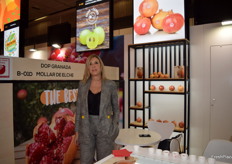 Teresa Agulló, gerente de la empresa alicantina Alcudia Export, productora y comercializadora de granadas, limón, higos y brevas.